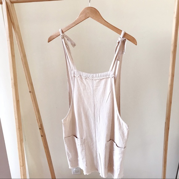 Verge Girl Dresses & Skirts - ✨SOLD✨ Verge Girl Tie Strap Overall Fringe Dress